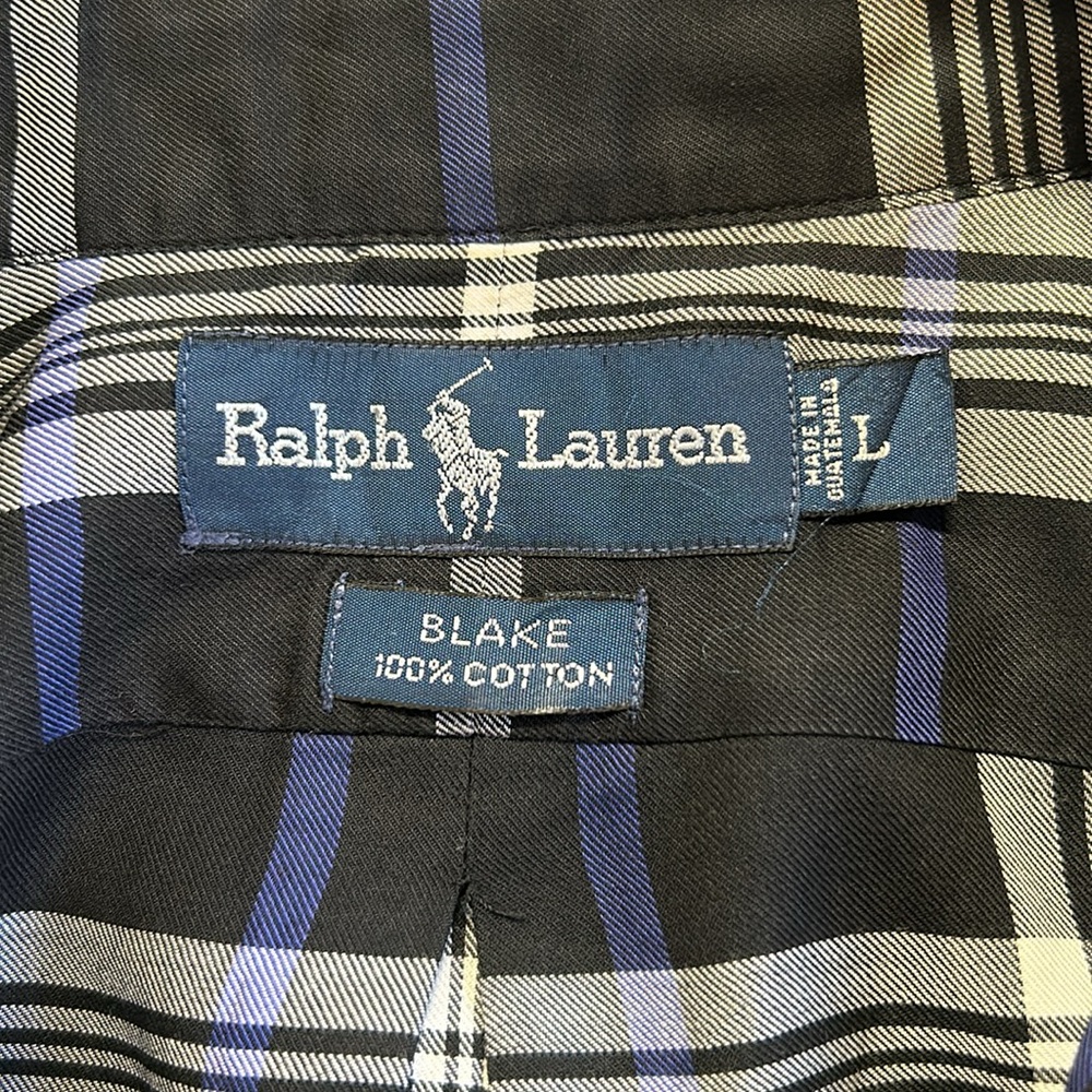 Ralph Lauren long sleeve button down collar shirt.  L - Picture 7 of 7